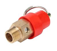 3pcs Brass Air Compressor Relief Valve 8KG Pressure Release Valve, 1/4” and 1/8” Male NPT Thread, Spring Type for Air Tank (G1/8)
