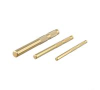 3pcs Brass Drift Punch Set 3/4 1/2 3/8 Inch Hand Tool Punches Tools for Home use