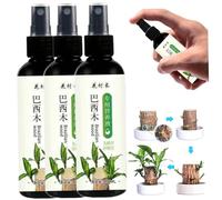 3Pcs Brazilian Wood Plant Food, Indoor Plant Fertilizer for Lucky Bamboo, Brazilian Wood Houseplant Fertilizer, Liquid Fertilizer for Indoor Plants, 100ml Houseplant Fertilizer Liquid Fertilizer Garde