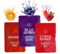 3pcs Breathlace Mindful Breathing Necklace with Wooden Resistance Filter,Anxiety Relief for Adults,Stop S/moking Quit V/aping Aid with Flavoured Air Refill C/artridge,Strawberry Orange Blueberry