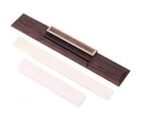 3Pcs British Style Rosewood Bridge Guitar Bridge Nut Guitar Saddle, Bone Saddle & Nut Classic for Classical Replacement & Parts