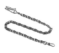 3pcs Bronze Black Silver Gold Pocket Watch Fold Twist Chains for Men Women | Classic fold twist chains for pocket watches, 4 color options, durable metal accessory set