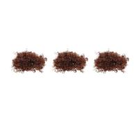 3pcs Brown Halloween Costume Wig Cosplay Clown Style Pet Hair Volume