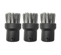 3pcs Brush Nozzle Set for Karcher SC1 SC2 SC3 SC4 SC5 SC7, Stainless Steel Wire for Effective Cleaning in Challenging Areas