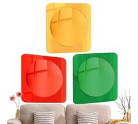 3PCS Bubble Sensory Mirror, 25 * 25cm Sensory Wall Mirror For Autistic, Creates Wonderfully Distorted Reflections To Stimulate Curiosity, Suitable For Children's Rooms, Rooms Or Daycare Centers