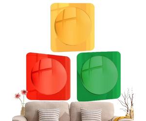 3PCS Bubble Sensory Mirror, 25 * 25cm Sensory Wall Mirror For Autistic, Creates Wonderfully Distorted Reflections To Stimulate Curiosity, Suitable For Children's Rooms, Rooms Or Daycare Centers