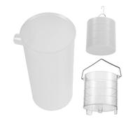 3pcs Buoyancy Measurement Kit Overflow Cup with Graduated Tube | Plastic and Metal Build, Repeatable Displacement Tests, Classroom Demonstrations, Fluid Mechanics Learning