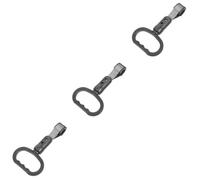 3pcs Bus Grab Handle Ring for Vehicle Support, Nylon ABS Replacement | Nonslip Texture, Comfortable Handhold, Public Transit Interiors, Boarding and Alighting, Refined Modern Style
