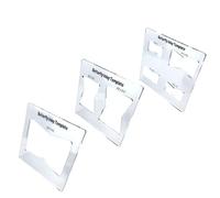 3Pcs Butterfly Inlay Template Woodworking Butterfly Inlay Template for Router and Decorative Templates