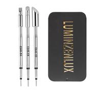 3PCS C245 Heavy-Duty Soldering Tips Kit Includes 766-C5, 755-D4 & 301-C8 Compatible with JBC Station for Large Connectors, Thick Wires & Heat Sinks