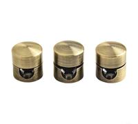 3pcs Cable Organizers Metal Cord Holders for Efficiently Securing and Organizing Your Wires and Cables (bronze)