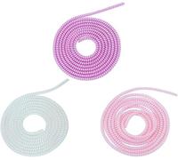 3Pcs Cable Protector,1.55M Spiral Data Cable Protective Sleeve,Flexible Cable Wire Protector,for Phone Charge Cable, USB Data Cable Cable Sleeves Cord Management Accessories and Supplies