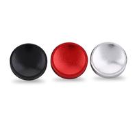 3PCS Camera Buttons, Soft Touch Shutter Universal Aluminum Alloy Camera Shutter Release Buttons with Concave Design for Red Black Silver