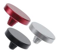 3pcs Camera Shutter Release Button, Gentle Press Aluminum Alloy | Concave Release Design, for Handheld Portraits, Anti Shake Support, Comfortable Feel during Long Sessions