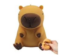 3Pcs Capybara Squeeze Toy, 5.25x4.1x4cm Capybara Stress Relief Toys, Capybaras Stretch Squeeze Toys, Stress Relief Ball For Boys Girls Teens Kids Employee Coworker Teammate