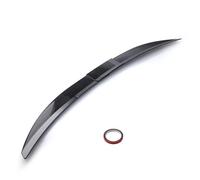 3Pcs Car Adjustable Rear Trunk Spoiler Wing for Maserati Quattroporte 2013-2023, ABS Car Rear Spoilers Lip Tail Wing Body Kit Car Modified Accessories,A/Carbon Fiber