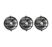 3Pcs Car Central Middle Outlet Tuyere Grille For Benz C Class W205 GLC W253 2015-2021 Black Air Vent Shutters Internal Accessories