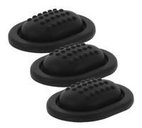 3pcs Car Cup Holder Stabilizer Insert Silicone Non Slip Black for Cars | Center Console Fit, Easy Install and Removal, Anti Shake Clip Design, for Commuters and Rideshare Drivers