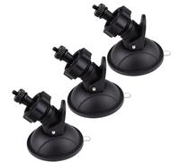 3PCS Car Dash Cam Mount bracket for Cameras Vacuum 4mm Screw Size Strong Suction Cup Mini Dash Mount Easy to Install and Remove 360 Degree Rotating Angle View Car Dash Cam Accessories