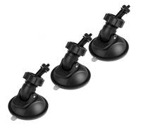 3PCS Car Dash Cam Mount Bracket Suction Cup Holder for Cameras ORSKEY | for Nextbase TOGUARD Claoner YUNDOO DVR GPS Camera 360° Rotating Ball Joint Strong Suction Power Easy to Install and Remove