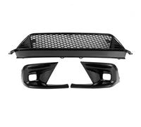 3Pcs Car Front Bumper Grille + Left And Right Fog Light Frame Auto Kit Accessories For Civic 11th Gen 2022 2023 2024 Car Front Grille