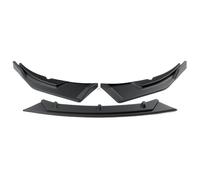 3PCS Car Front Bumper Lip For Jaguar XE 2020-2021 Spoiler Deflector Lips Fins Guard Protector Cover Body Splitter Kit(Matte Black)