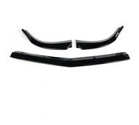 3Pcs Car Front Bumper Lip Spoiler Splitter For Benz W204 C Class C180 C200 C220 C250 C300 2011-2014 Sport Bumper Guard Exterior Decoration