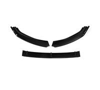 3pcs Car Front Bumper Splitter Lip Spoiler Lip Diffuser Protector Guard Cover Trim For VW For Golf MK7 2014 2015 2016 2017 JUNOOS(Glossy Black)