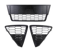 3Pcs Car Honeycombed Front Bumper Lower Grille Grills for Focus 2012 2013 2014