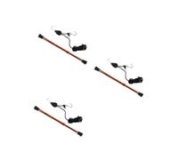 3pcs Car Hood Support Prop Rod Adjustable Aluminum Alloy Engine Cover