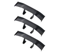 3pcs Car Rear Roof Spoiler Mini Wing ABS Black Adhesive Mounting | Easy Installation, Sporty Look for Tuning Hobbyists, Rear Windshield Trim and Trunk Lid Fit
