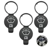 3PCS Car Windshield Washer Bottle Cap, Wiper Cleaning Fluid Bottle Cover Leakproof Plastic Replacement Car Washer Bottle Cap Fit for INSIGNIA, ASTRA, CORSA, MOKKA, ADAM, MERIVA, VIVA 13227300, 1450270