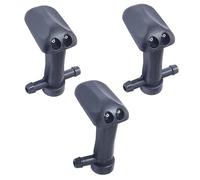 3pcs Car Wiper Windshield Nozzle, Two-Way Straight One-Way Left 12778850 12778849 Compatible with Saab Sports 9-3 Sports 2003 onwards