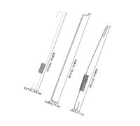 3pcs Carburetor Link Rod Spring Replacement for 168f Engine