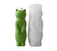 3PCS Cartoon Kitten Silicone Mold Handmade Aromatherapy Candle Plaster Ornament Mould DIY Crafts Making Molds for Handmade