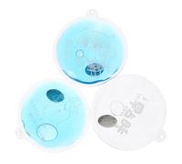 3pcs Cartoon Reusable Gel Hand Warmer Pocket Size PVC for Commuters | Gel Pad Crystallises When Metal Disc Is Clicked, Relief, Students and Walking the Dog Random Color