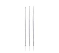 3Pcs Carving Rod Stainless Steel Pottery Clay Double Head Sculpture Pottery Model Model Clay Sculpting Tools Kit