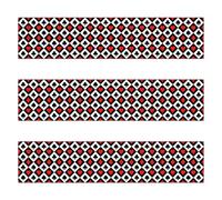 3pcs Casino Theme Edible Cake Border Strips, 28x6.2cm/11x2.44in Pre-cut Glutinous Rice Paper with Las Vegas Poker Pattern Cake Images Wrap Decorations for Party