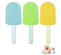 3Pcs Cat Brush for Shedding, Cat Comb Household Tools Supplies, Lovely Cat Grooming Supplies Cat Brushes Tools for Indoor Cats, Cat Tongue Comb Suitable for Cat Massage and Cat Hair Cleaning