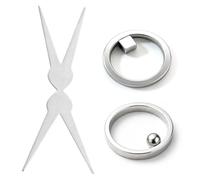 3PCS Cat Eye Magnet for Nails, Strong Nail Magnet with Y, Rings Magnet for French, Heart, Hollow, Wide Beam Effects, Portable Nail Art Tools for Home DIY, Beginners & Nail Artists