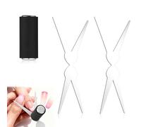 3pcs Cat Eye Magnet Tool Set, Cylinder Nail Magnet with 2-in-1 Double-Ended Scissor-Shaped Iron Sheets for Cat Eye Gel Polish Nail Art Tools for DIY Manicure Home Studio Salon