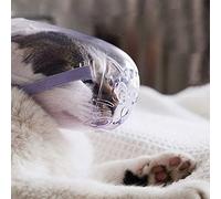 3PCS Cat Muzzle -Bite -Called Transparent Face Dog for All and Pointed Mouth