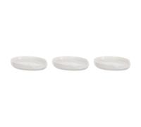 3pcs Cat Paw Ceramic Spoon Rest Holder for Stove Top Kitchen Counter | White Stoneware Glaze, Non-slip Tray Use, for Spatulas and Cooking Chopsticks, Office Hosts