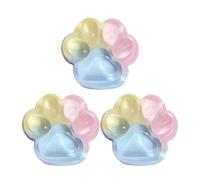 3PCS Cat Paw Squishy, Squishy Cat Paw Squeeze Toys, Cute Soft Cat Paw Toy Fidget Toys Stress Relief Squeeze Toys, Funny Novelty Animals Fidget Girls Stress Relief