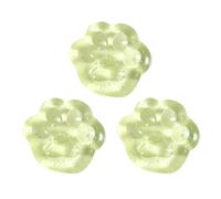 3PCS Cat Paw Taba Squishy Toy, Taba Squishy Paw, Cat Paw Squishy Toys, Cat Paw Squeeze Toy for Stress Relief, Ultra-Soft Quick Recovery Cat Paw Pinch Squishy Toys (Yellow)