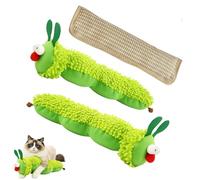 3PCS Catnip Toy for Cats,2PCS Caterpillar Catnip Toys+1PCS Large Cat Pillow