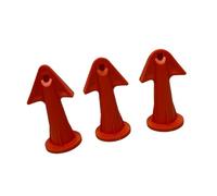 3Pcs Caulking Nozzle Triangle Silicone Nozzles Replacement for Grout Sealing Waterproof Project Home Renovation Triangular Sealant Application Nozzles