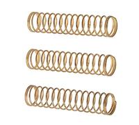 3pcs Cb11 Brass Trumpet Springs for Valve Assemblies Repair | Golden Finish, Portable and Easy Installation, for Brass Instruments, Band Rehearsals, Players and Educators