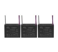 3Pcs Ceiling Fan Capacitor CBB61, Metallized Polypropylene Film Capacitor Great for Fans Pumps Motors Running Electronic Accessories