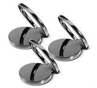 3PCS Cell Phone Ring Holder, 360° Rotating Finger Holder for Back of Phone, Self-Adhesive Cellphone Ring Grip for Magnetic Car Mounts, Compatible with All Smartphones and Smartphone Accessories